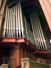 Die Orgel der Gedächtniskirche.