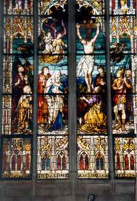 Jesus am Kreuz: Das Fenster zum Karfreitag.